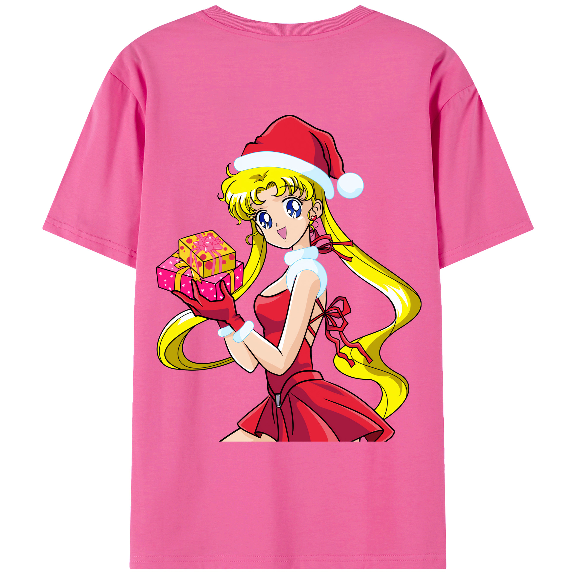 （画像用） 美少女戦士セーラームーン 月野 うさぎ つきの うさぎ Sailor Moon Tsukino Usagi レディース半袖Tシャツ(バックプリント)